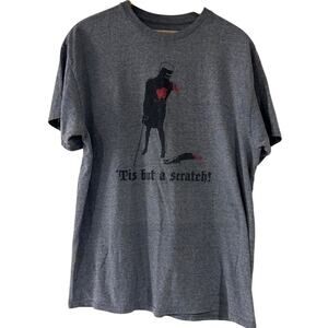 Monty Python Holy Grail Knight Tis But A Scratch! T-shirt, Unisex Size Medium